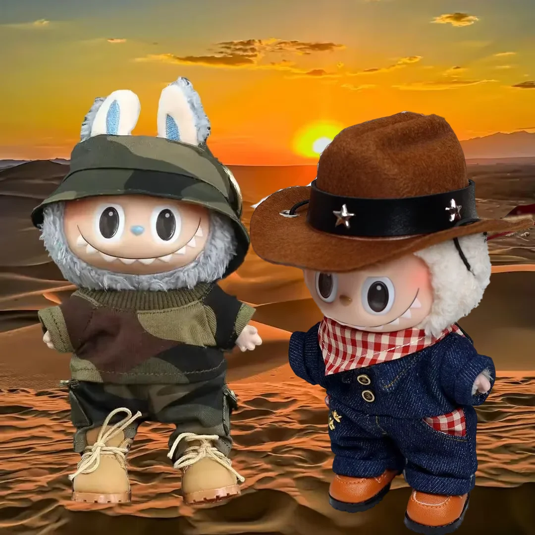 

Labubu Ropa Trendy Camouflage Suit Set for Labubu Fashion Outfit Cute Doll Clothes