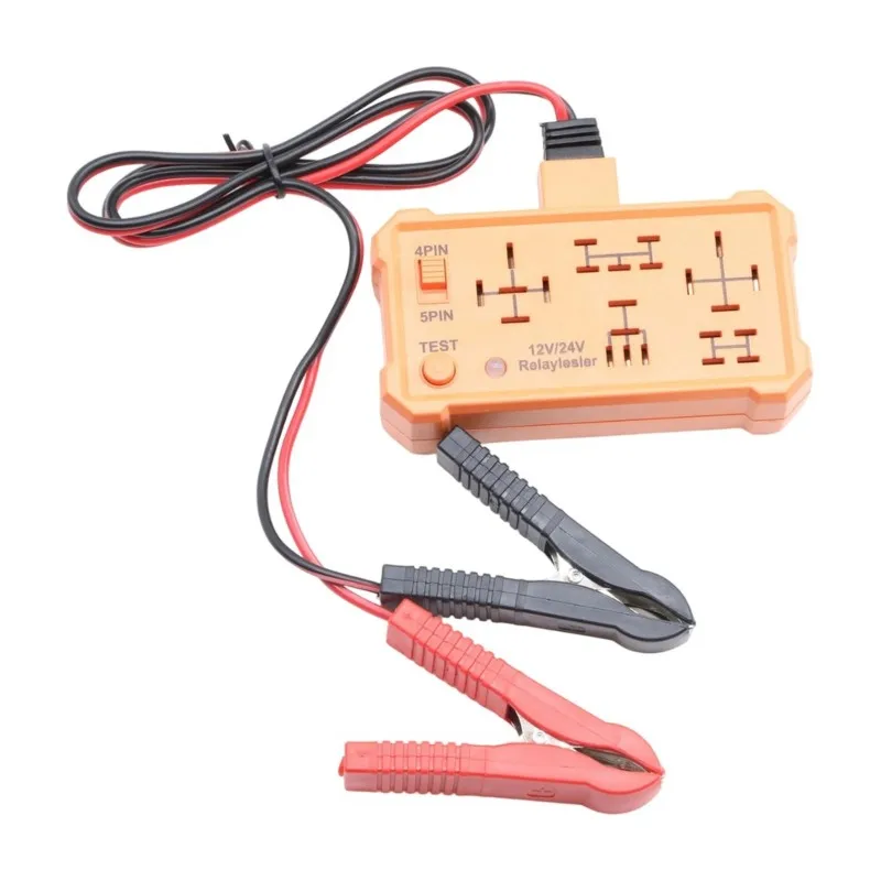 B23B Multi-Position For 12/24V Relay Tester- 5-Slot Diagnostic Tool For Relay Testing System