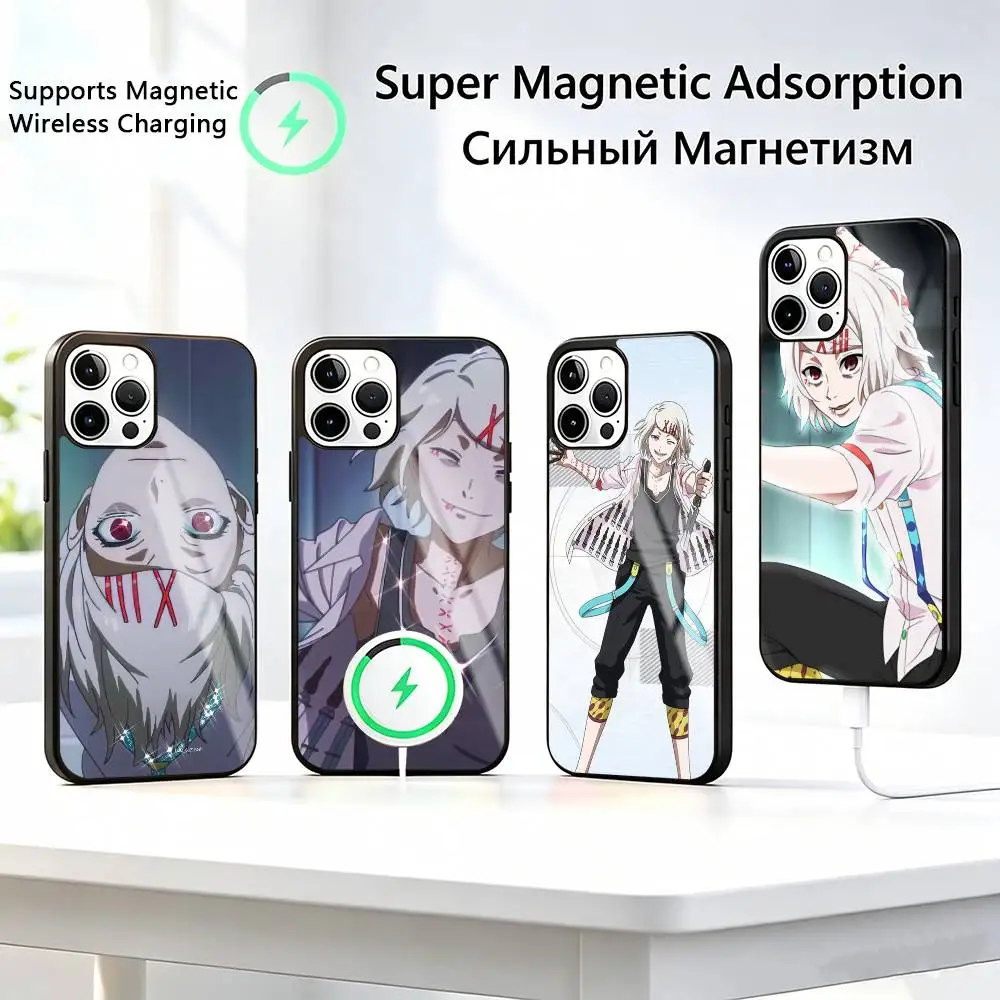 

Juuzou Suzuya-a Phone Case For iPhone17,16,15,14,13,12,11 Plus,Pro Supports Magnetic Wireless Charging