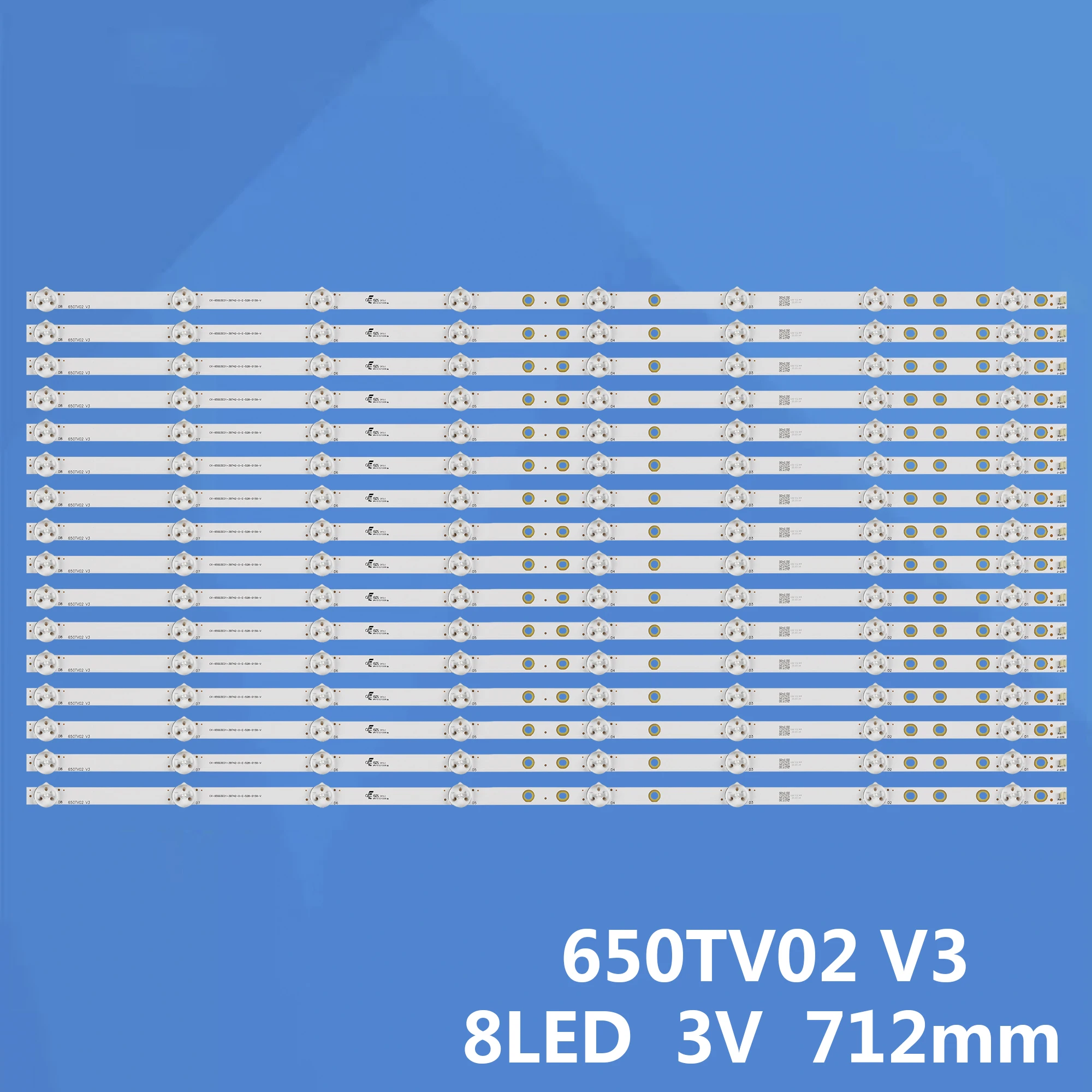 16 sztuk podświetlenia LED 8 lampa do telewizora Sony 65 \