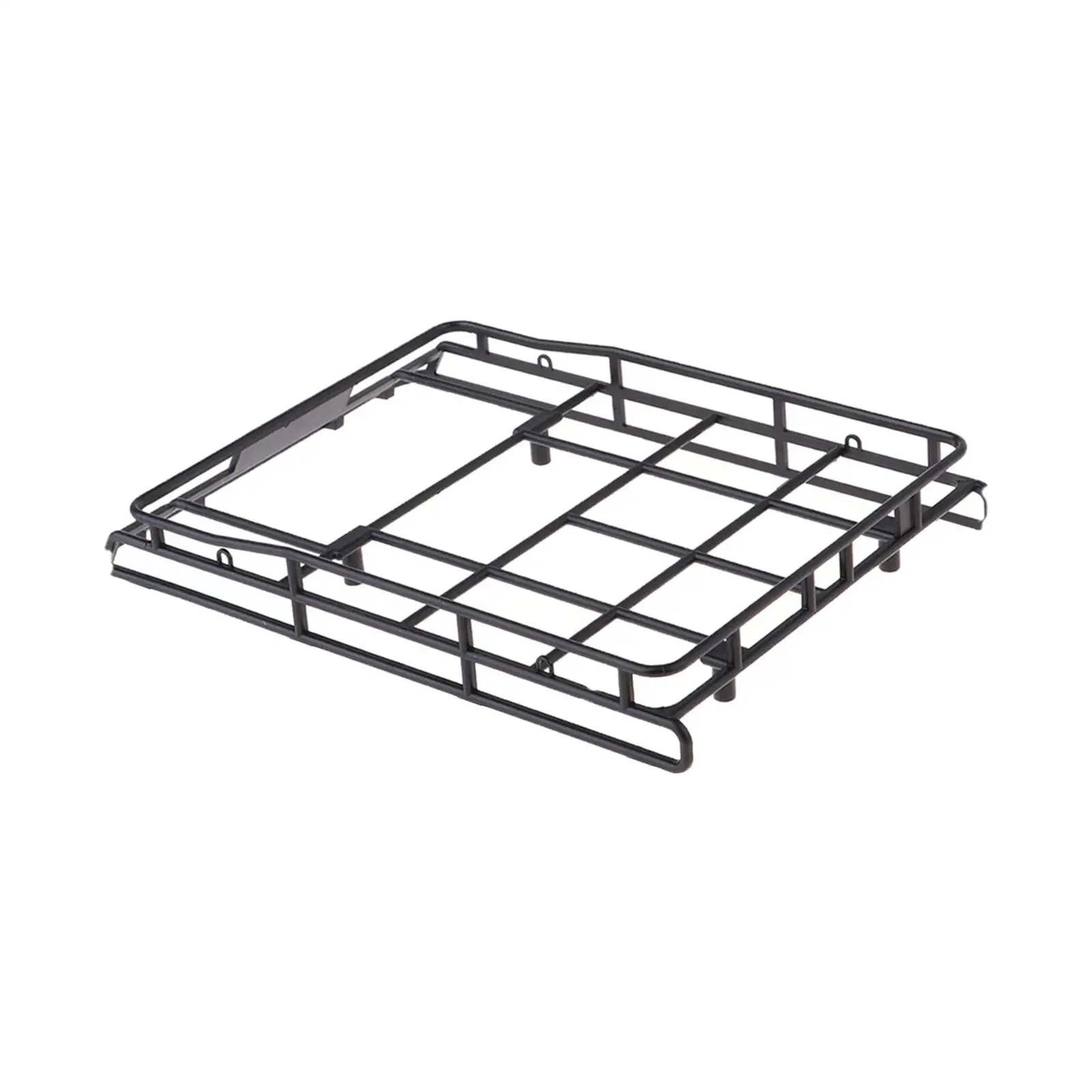 1 12 Rock Crawler Roof Rack Black Plastic Luggage Carrier for RC Buggy Pickup Truck Hobby Parts
