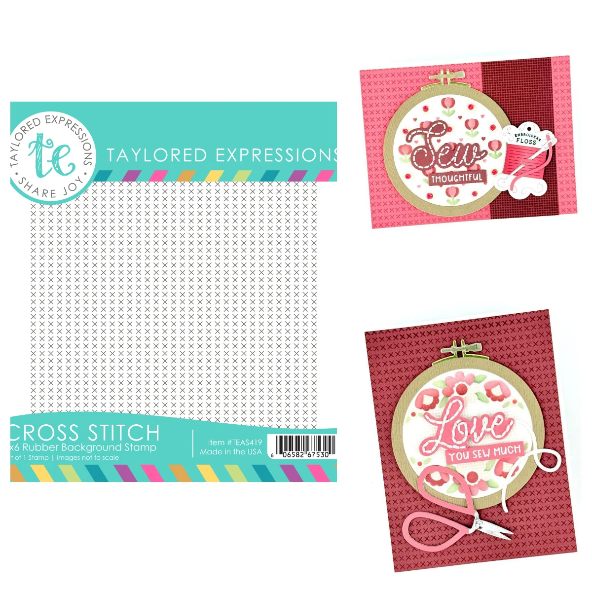 

Taylored Cross Stitch 6x6 Background Stamp Metal Cutting Dies Stamps Stencils for DIY Handmade Scrapbooking Card April 2026 New