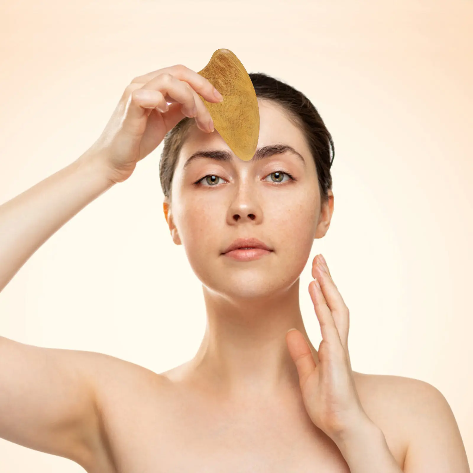 

4Pcs Multifunctional Wooden Gua Sha Board Face Body Massage Scraper Relaxing Therapy Device Body Scraper Massaging Tool