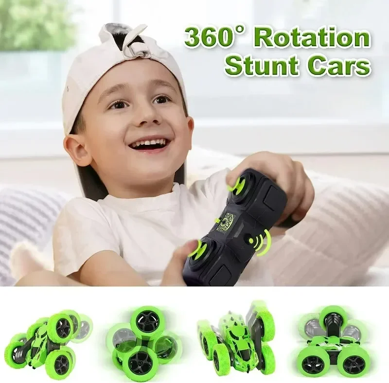 Rc Stunt Auto Kinderen Dubbelzijdig Flip 2.4Ghz Afstandsbediening Auto 360 Graden Rotatie Off Road Kids Rc Drift Car Speelgoed Geschenken Jongens