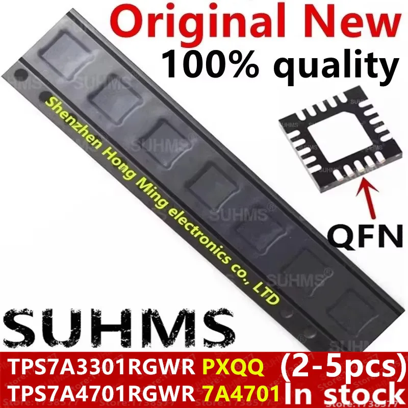 (2-5piece)100% New TPS7A3301RGWR TPS7A3301 PXQQ TPS7A4701RGWR TPS7A4701 7A4701 QFN-20