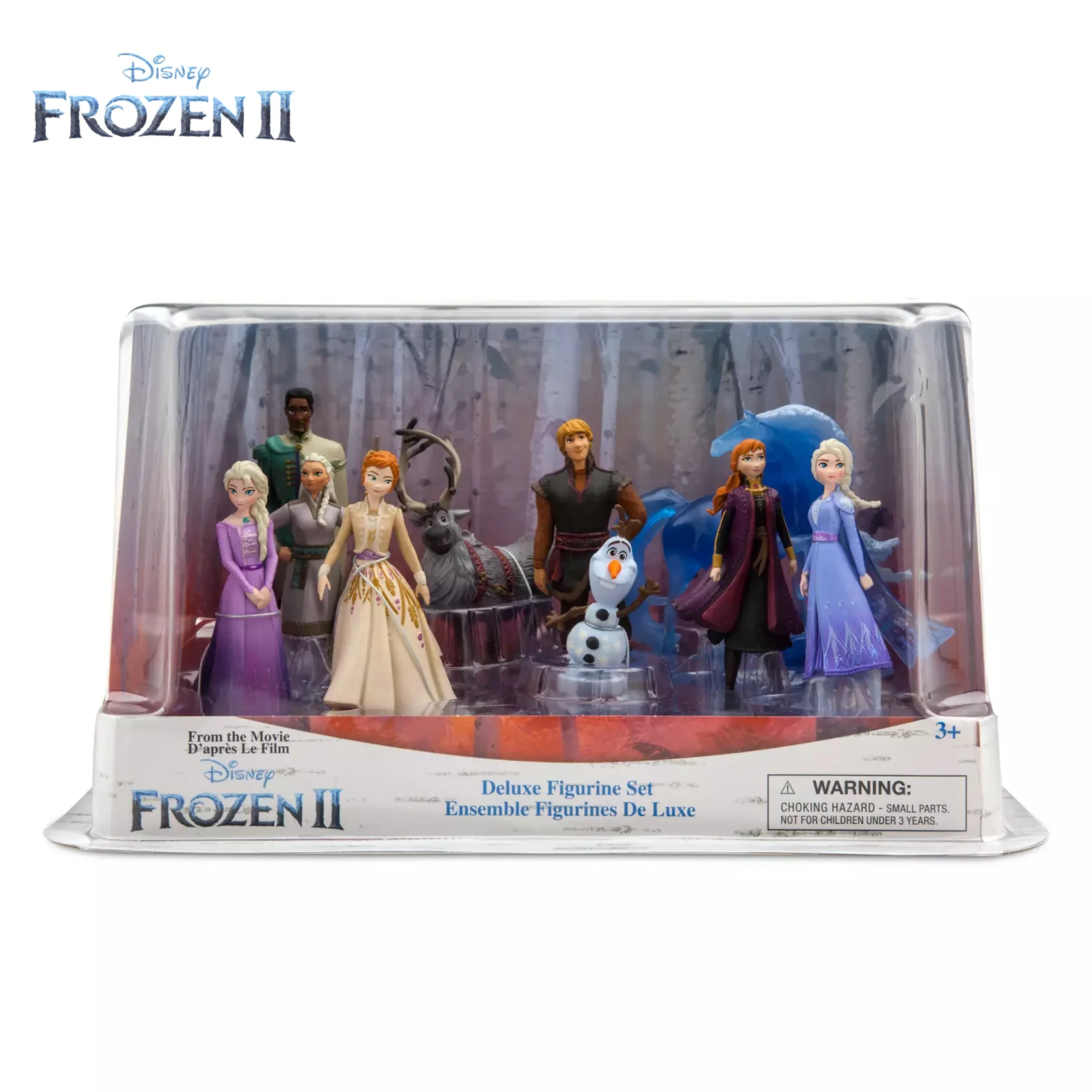 

Disney Frozen II Deluxe Figurine Set Cartoon Character Elsa Anna Kristoff Desktop Ornaments Collectible Model Boxed Gift For Kid