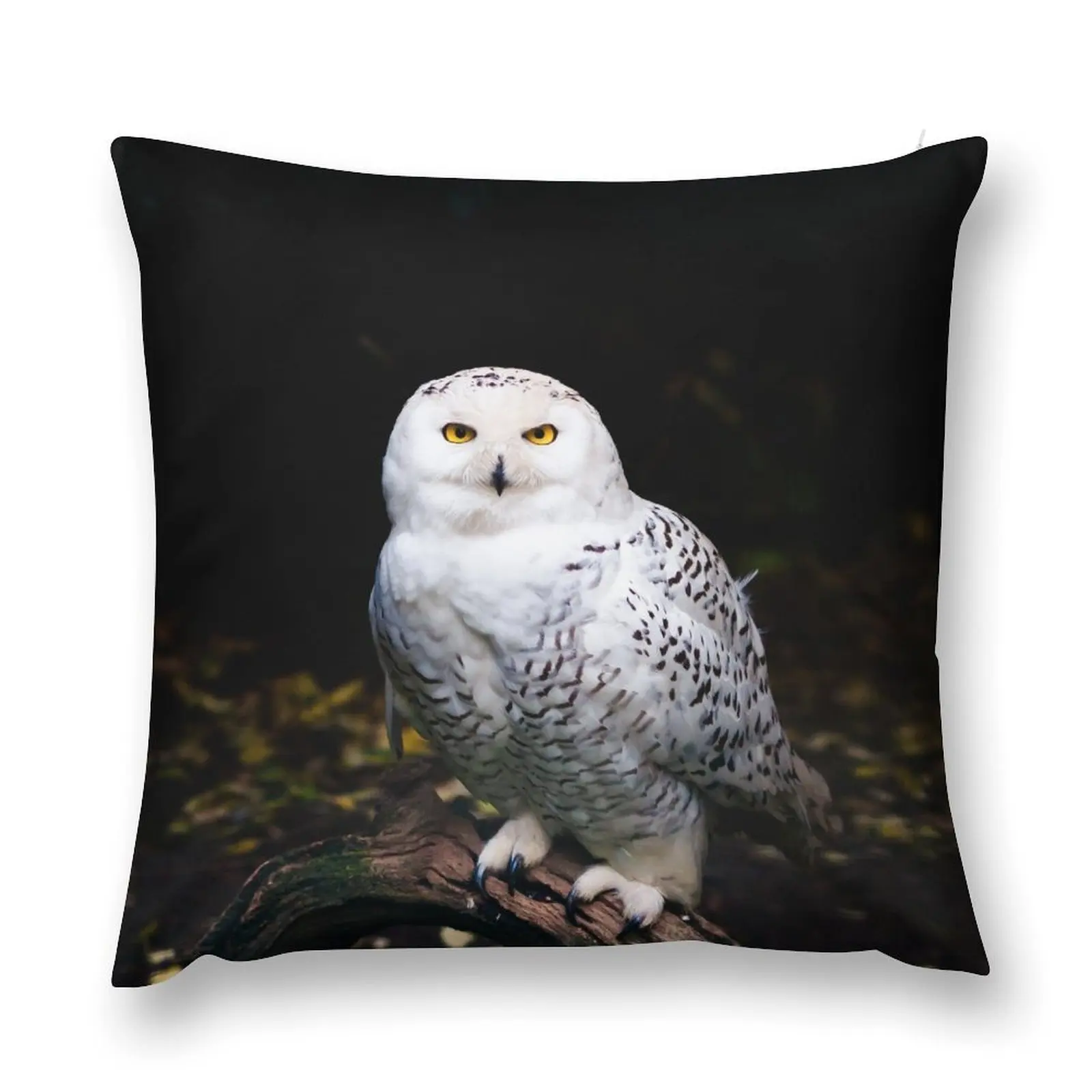 Majestic winter snowy owl Throw Pillow Sofa Decorative Covers pillow cover christmas pillow