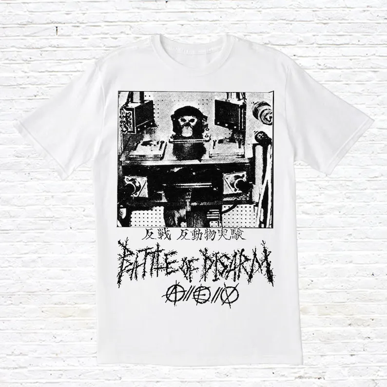 Battle of Disarm T-Shirt Men's Cotton T-Shirt O-Neck Tees Short Sleeve Clothes Big Size