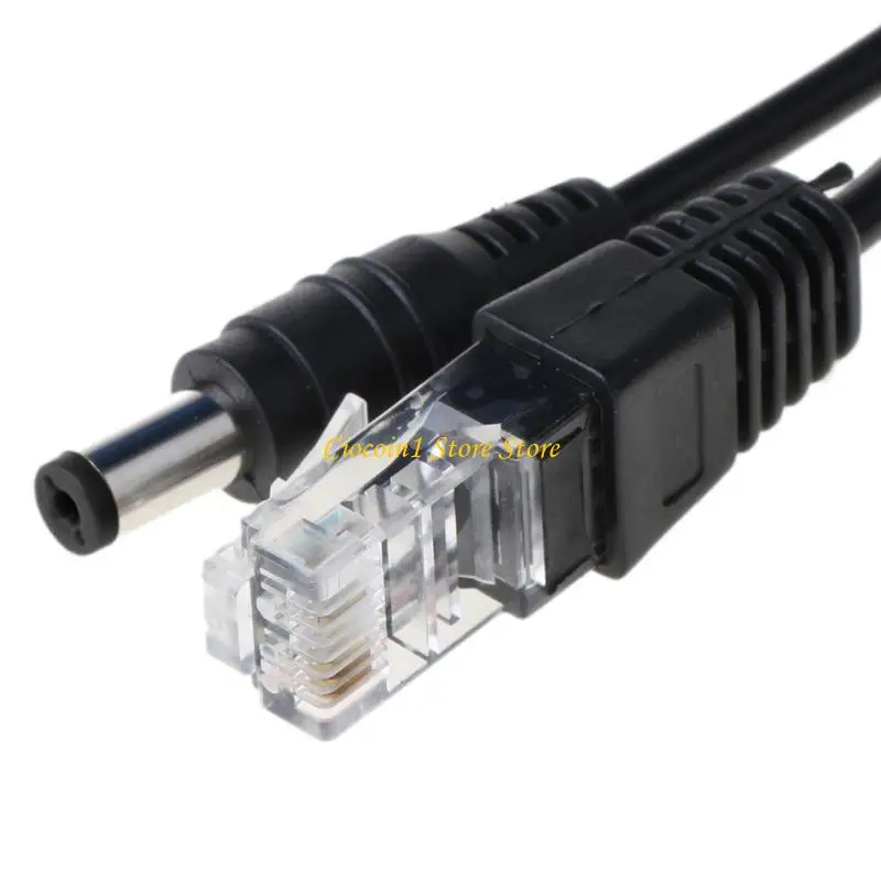 A3PC RJ45 Injector POE Splitter Adapter Cable Passive Power Over Ethernet 12-48V