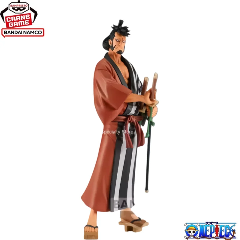In Stock Bandai Original Banpresto One Piece Dxf Kozuki Oden Tashigi Kin Emon Action Figure Model Doll Brand New Boxed - view 3