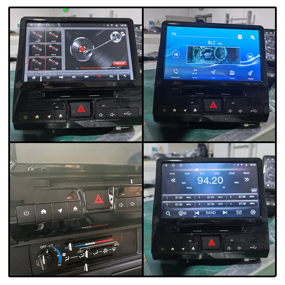 لسيارة Toyota LC70/76/78/79 2007 - 2024 9 بوصة نظام تحديد المواقع العالمي للسيارة مع DVD وCarPlay ونظام Android Auto وHD الوسائط المتعددة بشاشة لمس