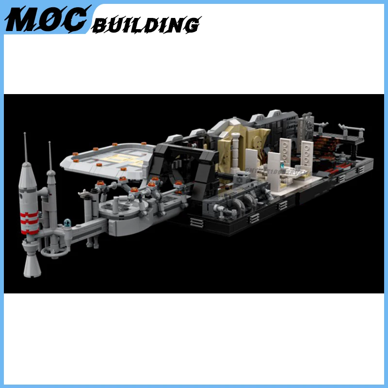 Space Movie Scene Cloud City Diorama MOC Building Blocks DIY Assembly Technology Bricks Collection Display Toys Creative Gifts