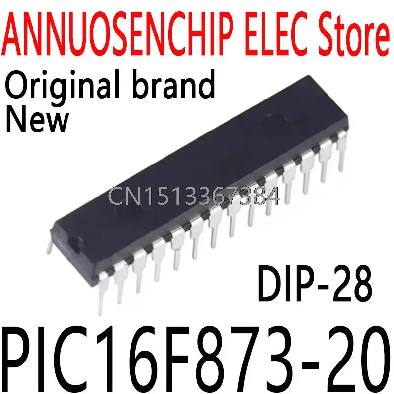 

10 шт. новые и оригинальные DIP-28 PIC16F873 PIC16F873-20