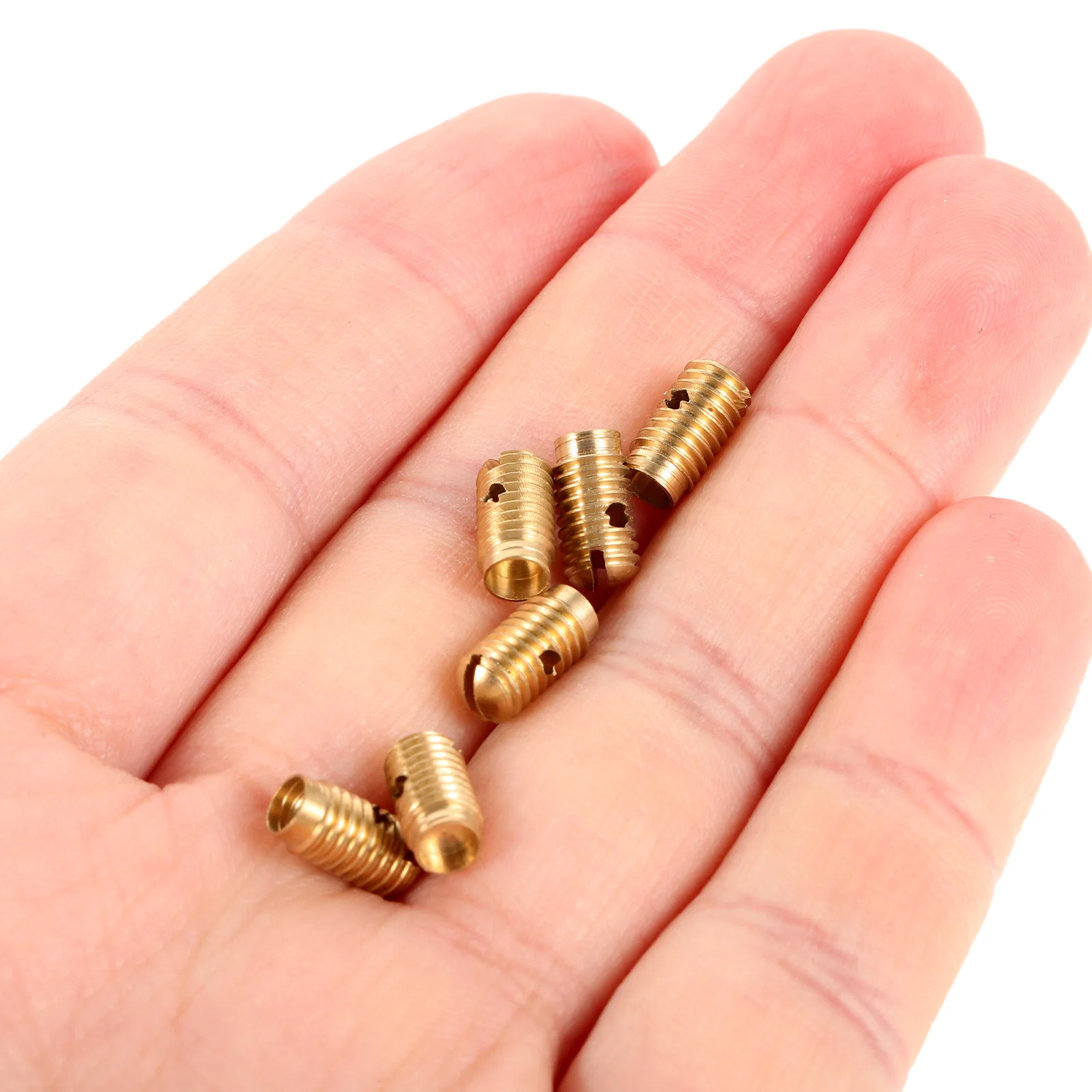 

6 Pcs Saxophone Adjustment Screws Parts Alto Accessories Cork Replacement Kit Neck Metal