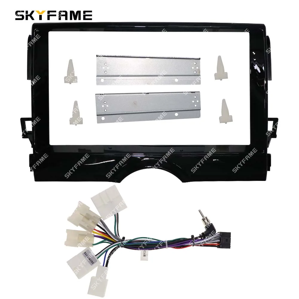 SKYFAME Car Frame Fascia Adapter Android Radio Dash Fitting Panel Kit For Toyota Reiz Mark X