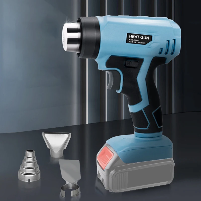 

Беспроводной тепловой пистолет для Makita 18 в, литий-ионный аккумулятор, промышленный ручной электрический тепловой пистолет с 4 насадками для рукоделия