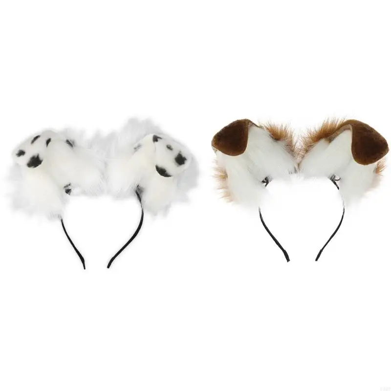 

49MF Cosplay Party Hair Hoop Lovely Plush Costume Headband Girls Anime Headwear