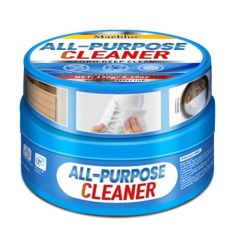Multifunctional cleaning paste for white shoes, no need to brush, decontamination cleaning paste, leather care with brush