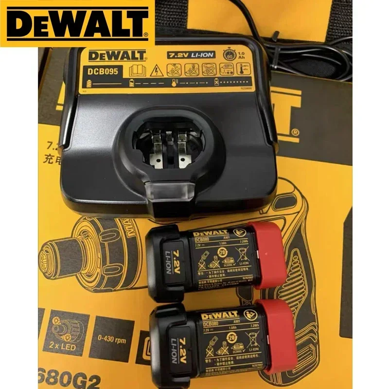 DEWALT DCF680G2 Cordless Screwdriver 7.2V MAX* Gyroscopic Screwdriver Kit Handle Rechargeable Cordless Drill Power Tools