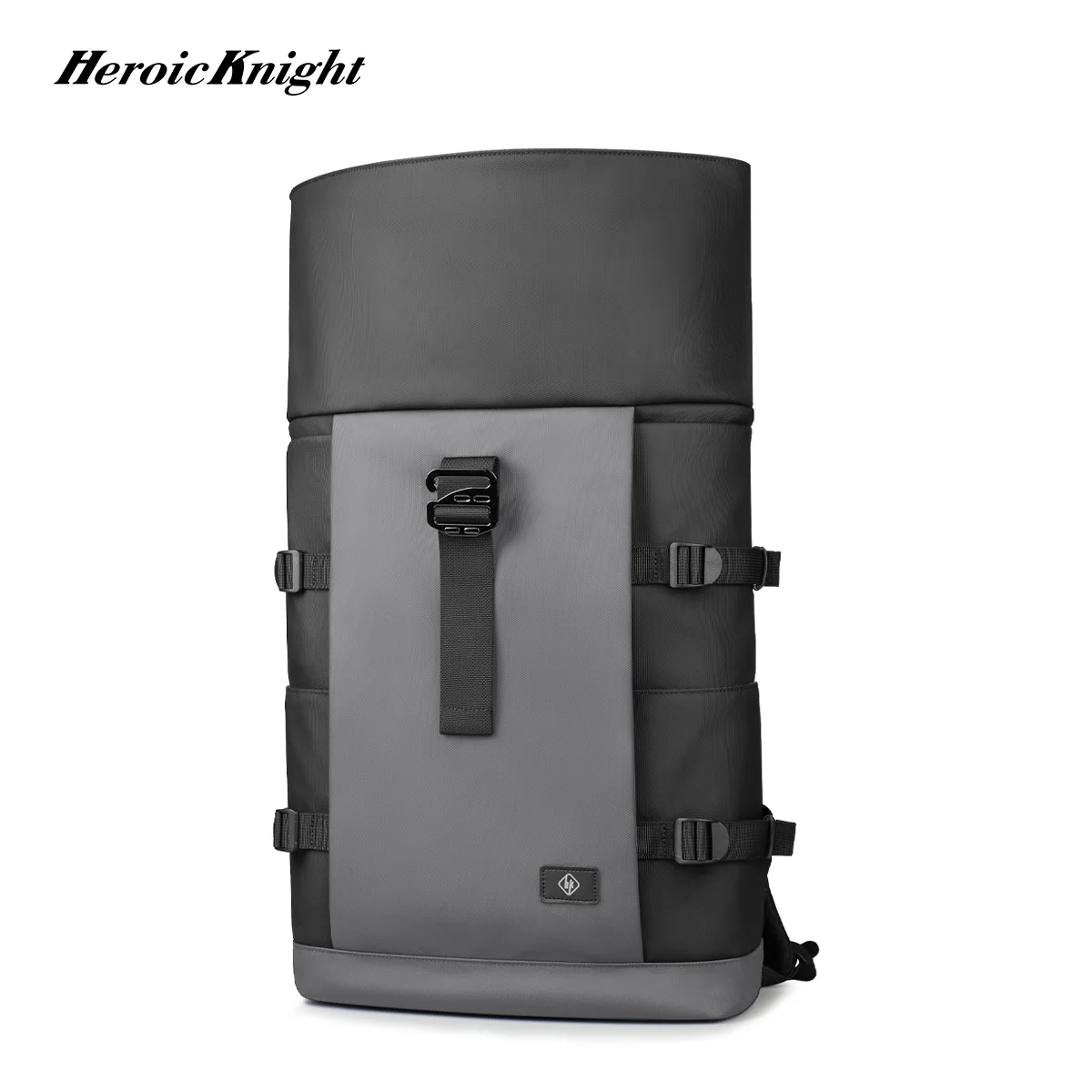 Heroic Knight Casual Travel Backpack Men Fashion Color Block Rolltop Work Daypack Waterproof Large Capacity 17\