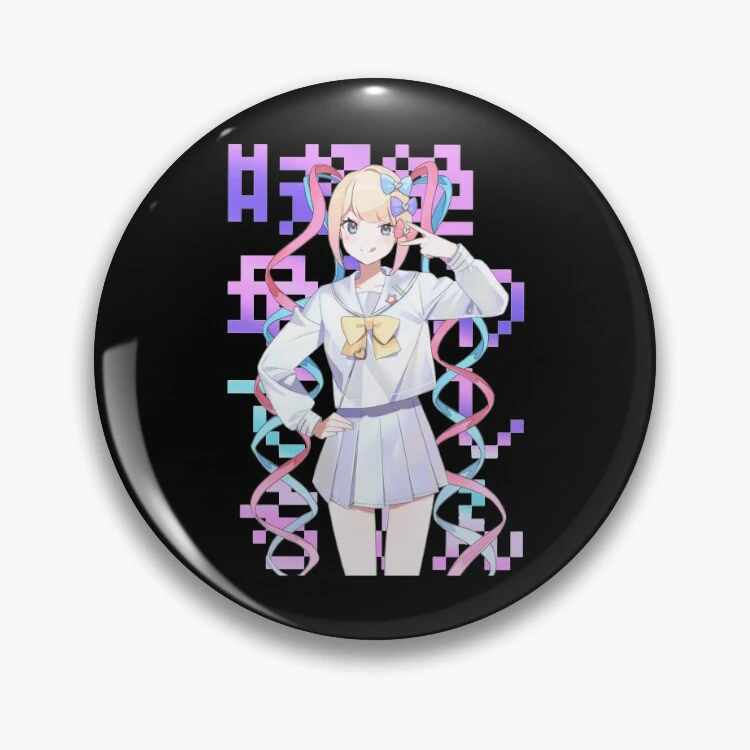 Needy Girl Overdose Game Badge Pins Funny Collar Custom Clothes Manga Metal Broches Broche Pins for Backpacks Fashion Manga