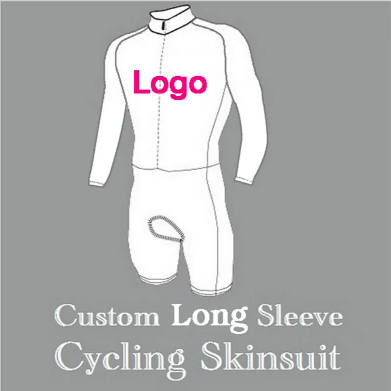 

LASER CUT CUSTOMIZED ANY TEAM Bodysuit LONG SLEEVE Cycling Jersey Bike Bicycle Clothing Maillot Ropa Ciclismo