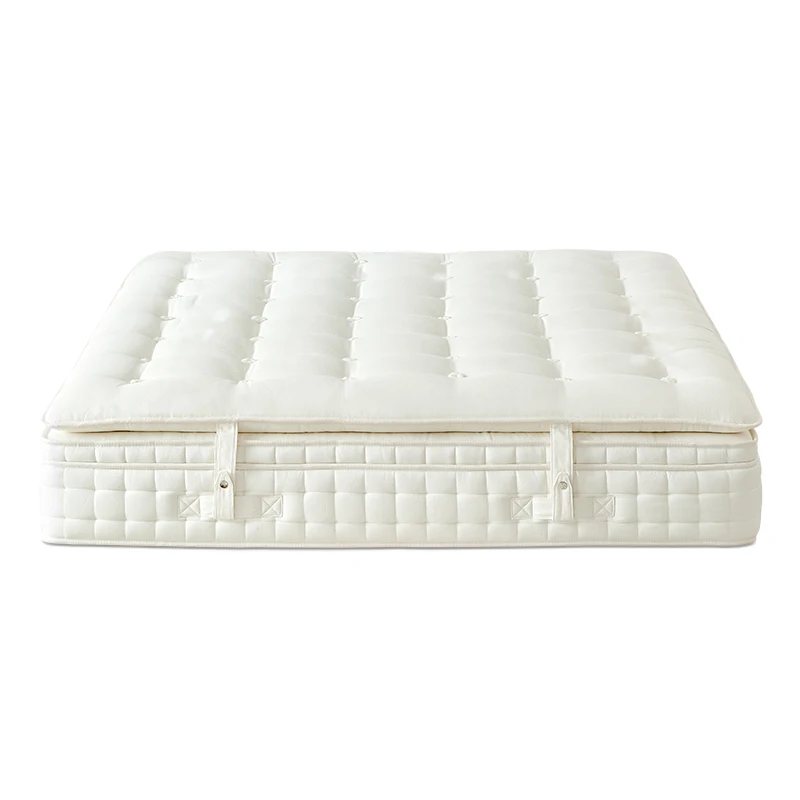

Wool camel wool glue-free double spring mattress