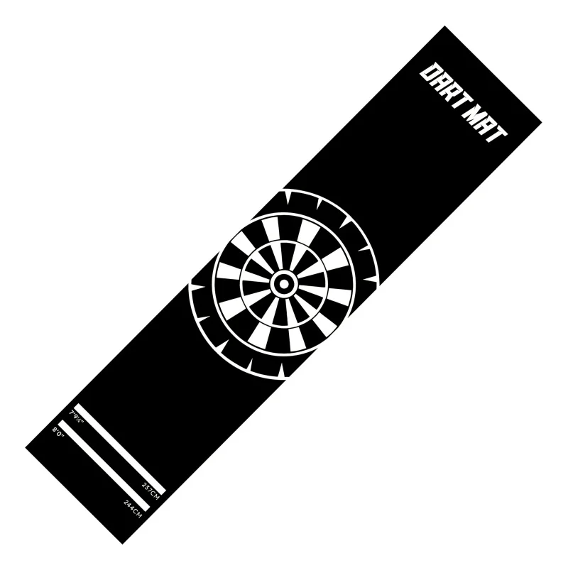 Let's Play Dart Mat with Standard Throw Line Non-Slip Long Floor Mat for Darts Game Room Bar Home Decor  Floor Mat  Home Doormat