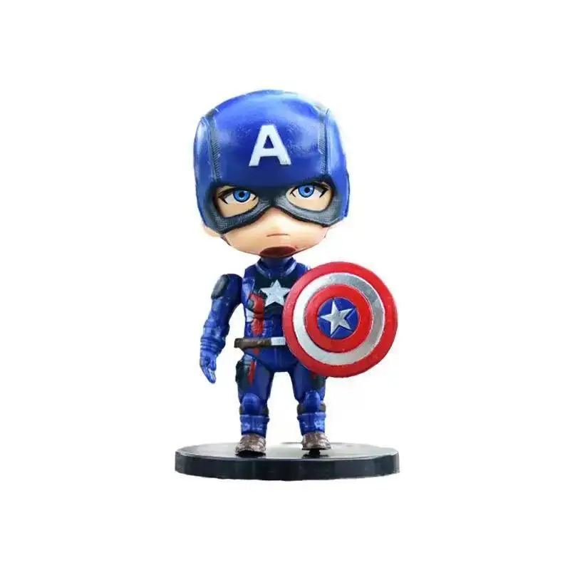 6PCS Batman Superman Spider-Man Captain America Action Figure Toy Model Table Decoration gIFT