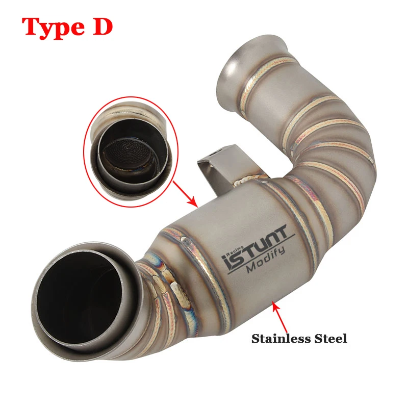 Titanium Alloy Motorcycle Exhaust Escape For KTM DUKE 790 890 Adventure R Rally 2018 - 2020 Rep Original Slip On Mid Link Pipe