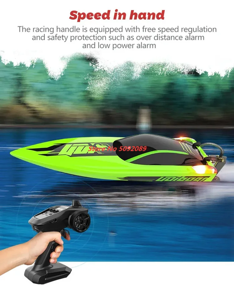 Professional 70KM/H 57CM Large High Speed RC Speedboat Brushless RC Racing Boat Capsize Reset RC Boat Waterproof  Boat Toy Gifts