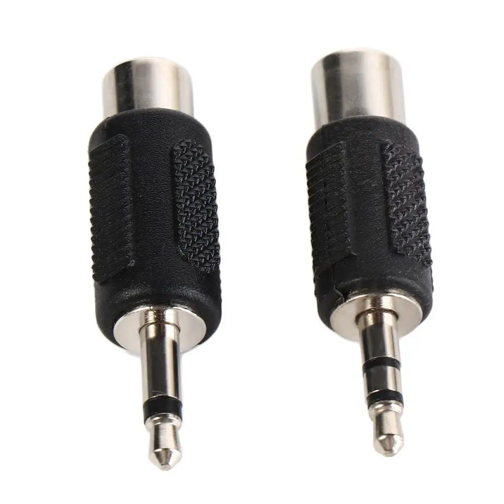 Plated 3.5mm Jack Connecting Plug RCA Connecting Mono/stereo Plug Adapter Audio RCA Plug RCA  to 3.5MM RCA Jack Connector