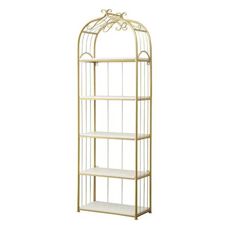 Beauty Hair Salon Store  Golden Display Rack Nail Polish Display Rack Product Display Rack