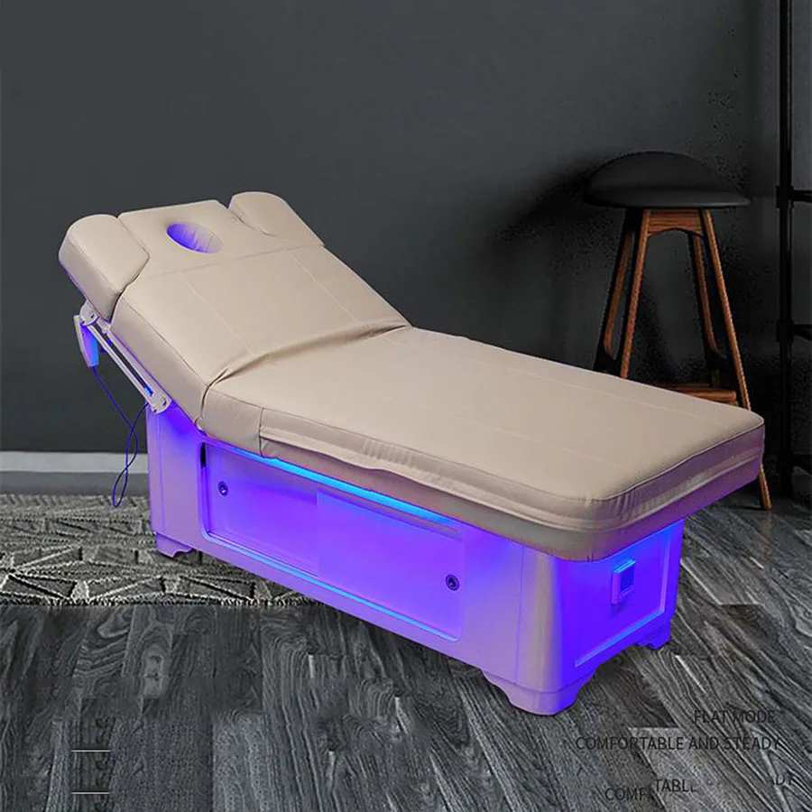 Adjustable Massage Bed Hole Stand Electric Professional Massage Bed Protector Neck Support Matrass Full Body Camillas Furniture