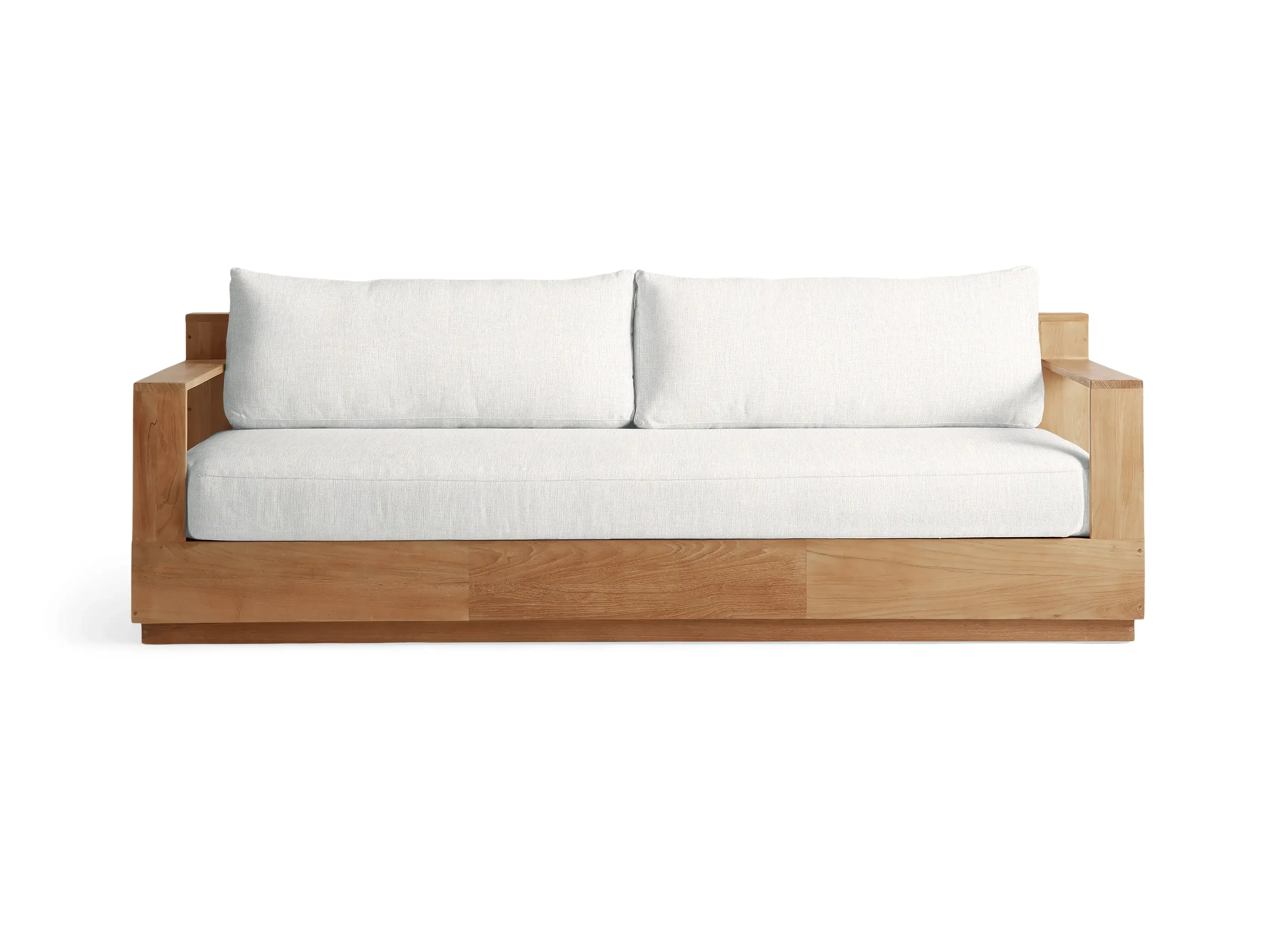 # Solid Teak Wood Outdoor Garden Furniture Loveseat Sofa Teak Two Seater Sofa