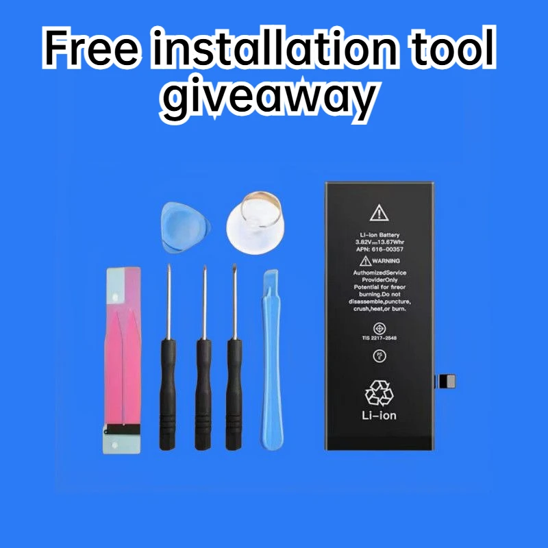 

Аккумулятор большой емкости для моделей iPhone 14 13 Pro Max Plus, долговечный комплект для замены аккумулятора с установочными инструментами