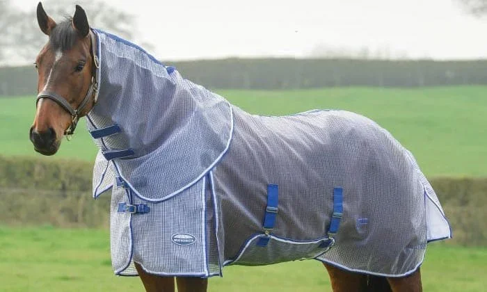 Couverture de cheval en maille volante, tapis de cheval