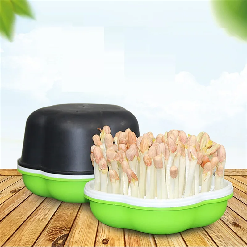 Pot de Germination de germes de haricots AF90, Pot de Germination hydroponique sans sol, Pot de plantation de semis de blé, plateau de semis de germes