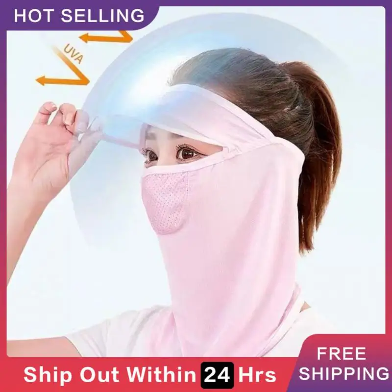 Cycling Protective Lightweight Breathable And Dust-proof Riding Mask Riding Mask Ice Silk Fabric Innovative Sunscreen Women