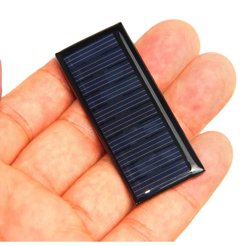 

Customized 0.23W 5V Mini Solar Panels DIY LED Light & Solar Toys Polycrystalline Silicon Solar PV Module 58*23MM 20PCS