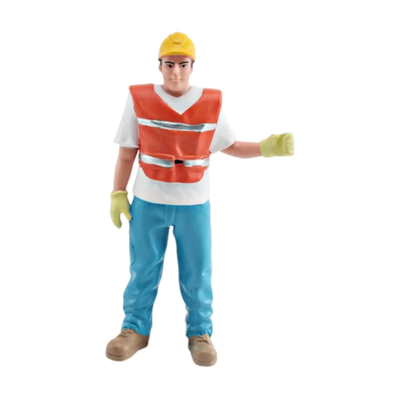 Mini Figure Hand Painted Resin People Figurine Ornament for Architectural Micro Scene Table Decoration and DIY Layout