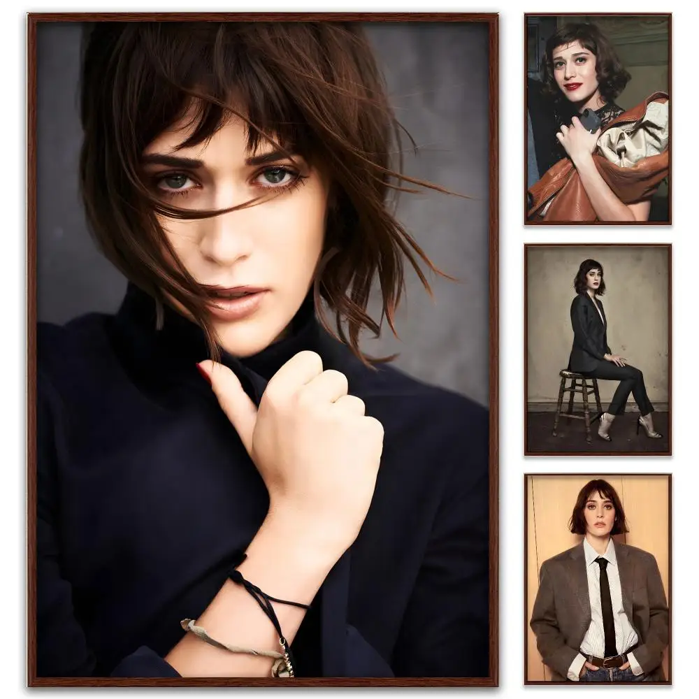 Lizzy Caplan Actress TV Movie Poster Self-Adhesive PP Paper HD Wall Decal for Study Living Room Garage DIY Gift