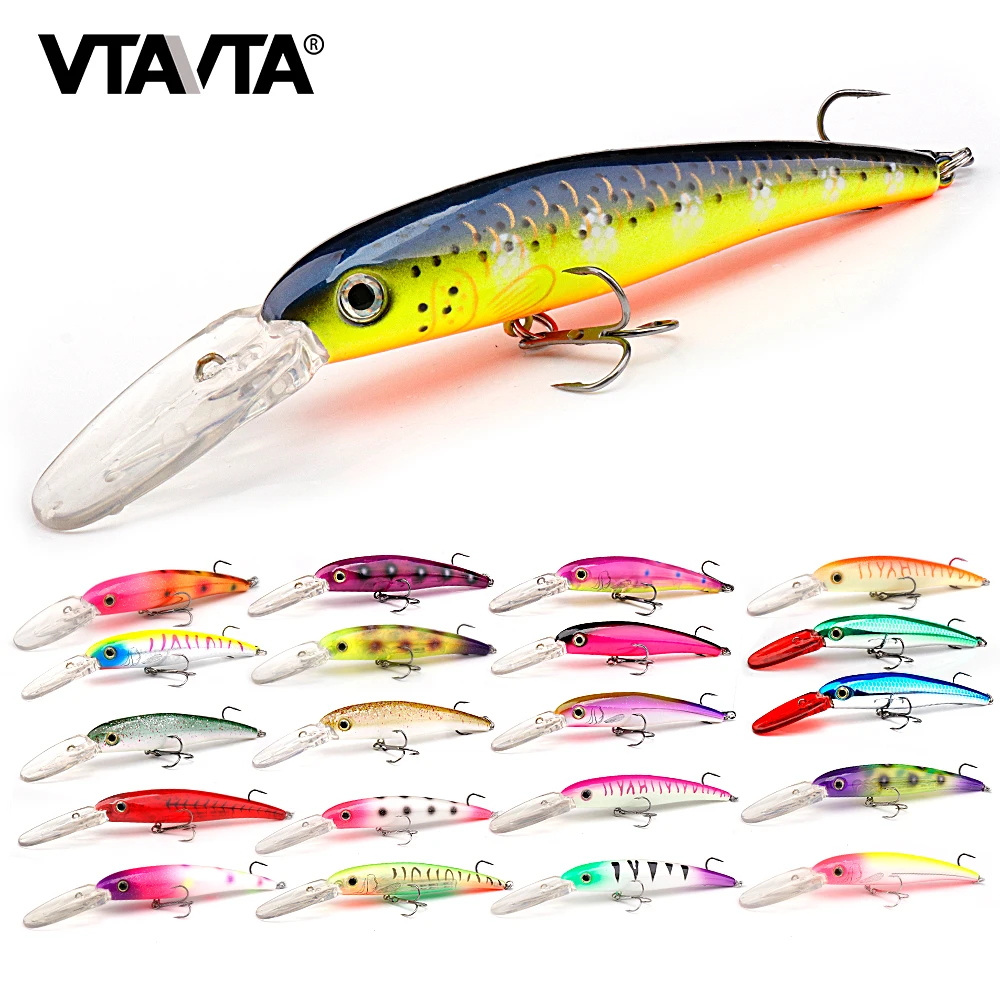 VTAVTA 16cm Jerkbait Minnow Big Crankbaits Fishing Lures Sea Hard Artificial Bait Floating Wobblers Trolling Swimbait Pesca