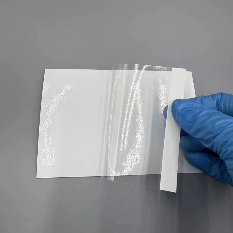 SAIDKOCC 500pcs 96 Well PCR Sealing Film Self Adhesive High Temp Resistant Fluorescent Quantitative Lab Consumable