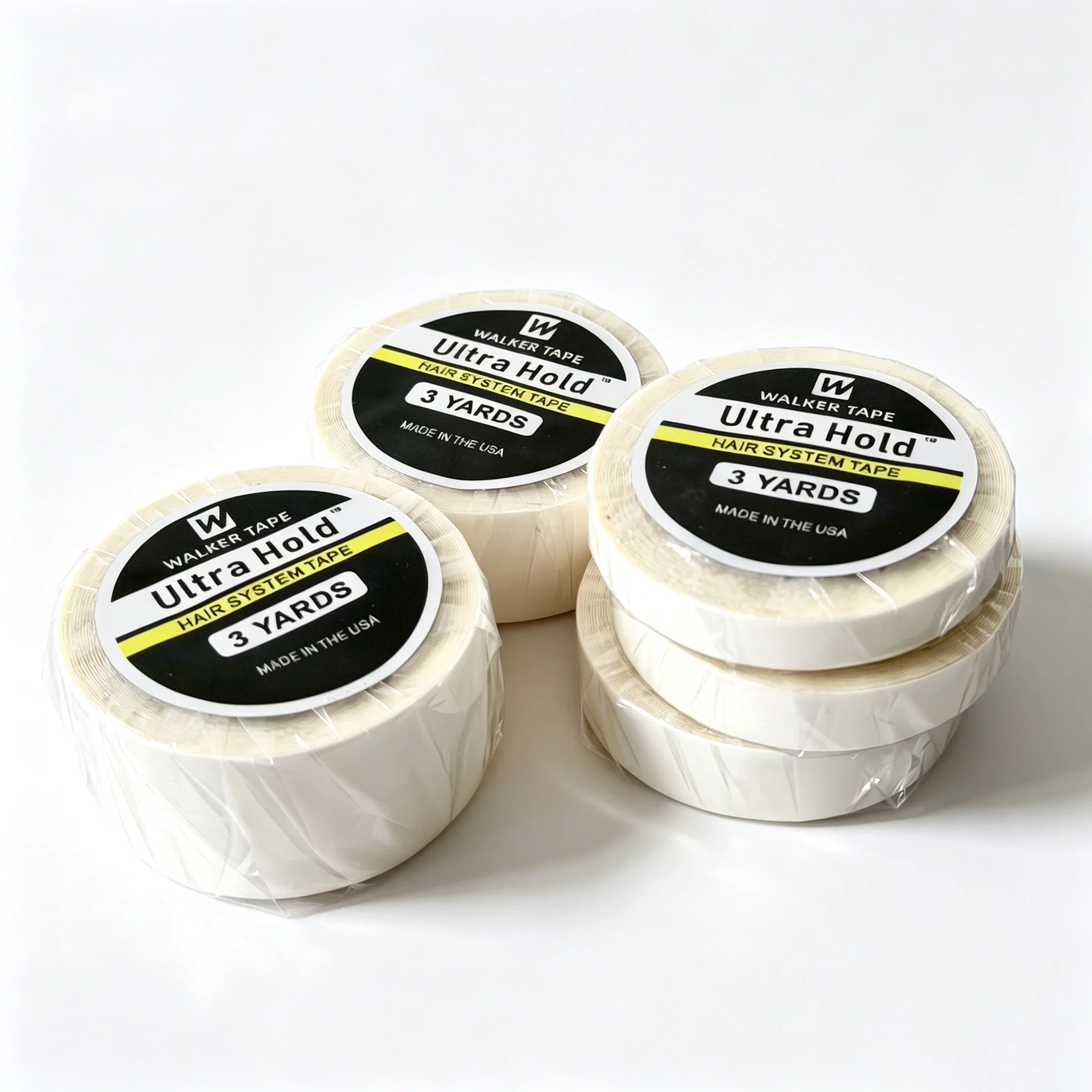 3Yards Ultra Hold Hair System Tape Double Sided Adhesives Tape For Hair Extension Toupee Wig White Tape Strong Hold