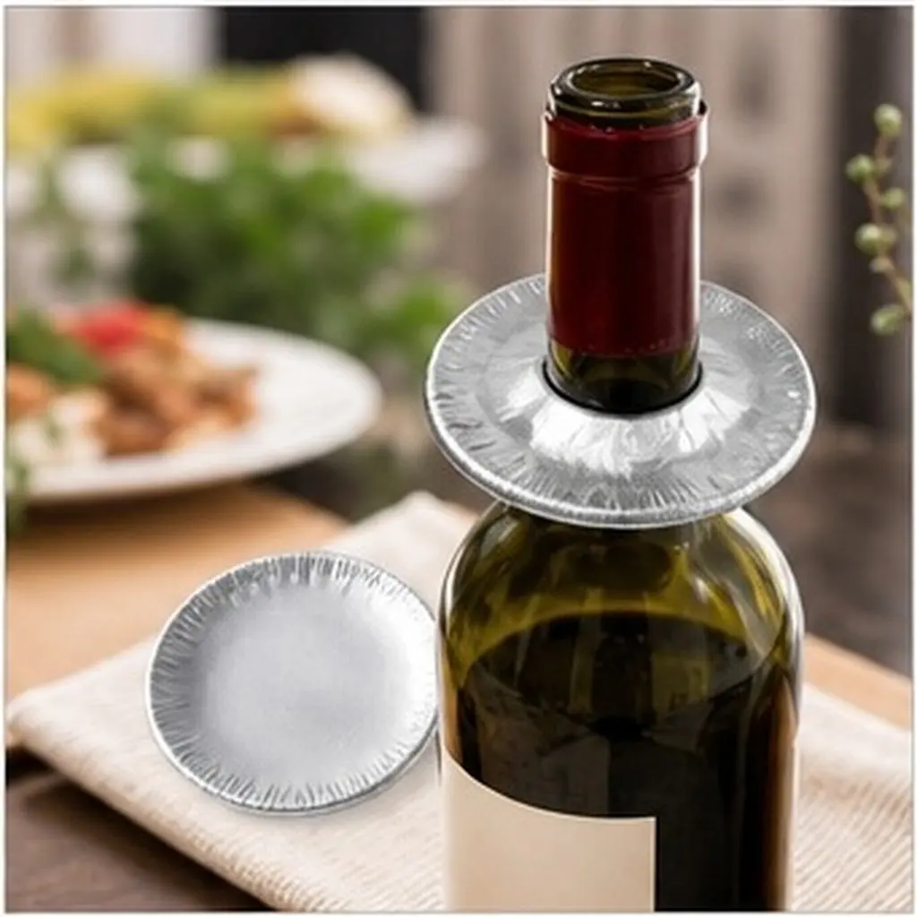 6Pcs Wine Pourer Disc Set Professional Drip Free Pouring Tool Prevent Stains on Tablecloths Bars Restaurants Clubs Cafe Hotel