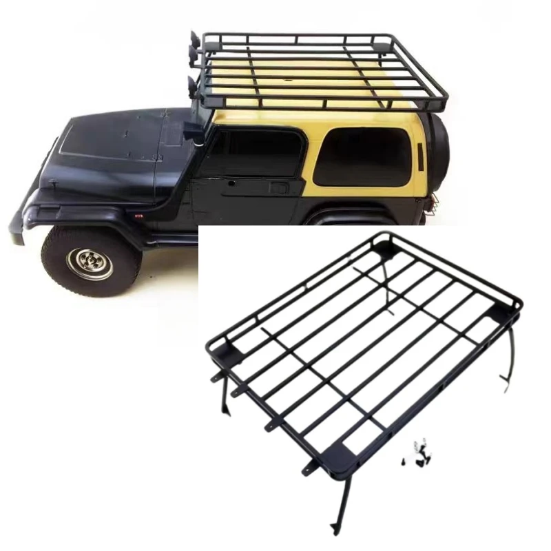 

Alloy roof rack for RC Crawler car 1/10. Tamiya CC01 YJ Wrangler Upgrade part. Remote Control car. Luggage rack 1/10 Off Road