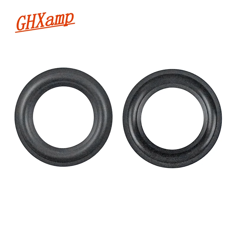 3.5 inch 89mm Speaker Surround Soft Rubber Edge horn replacement repair accessories ring 2pcs