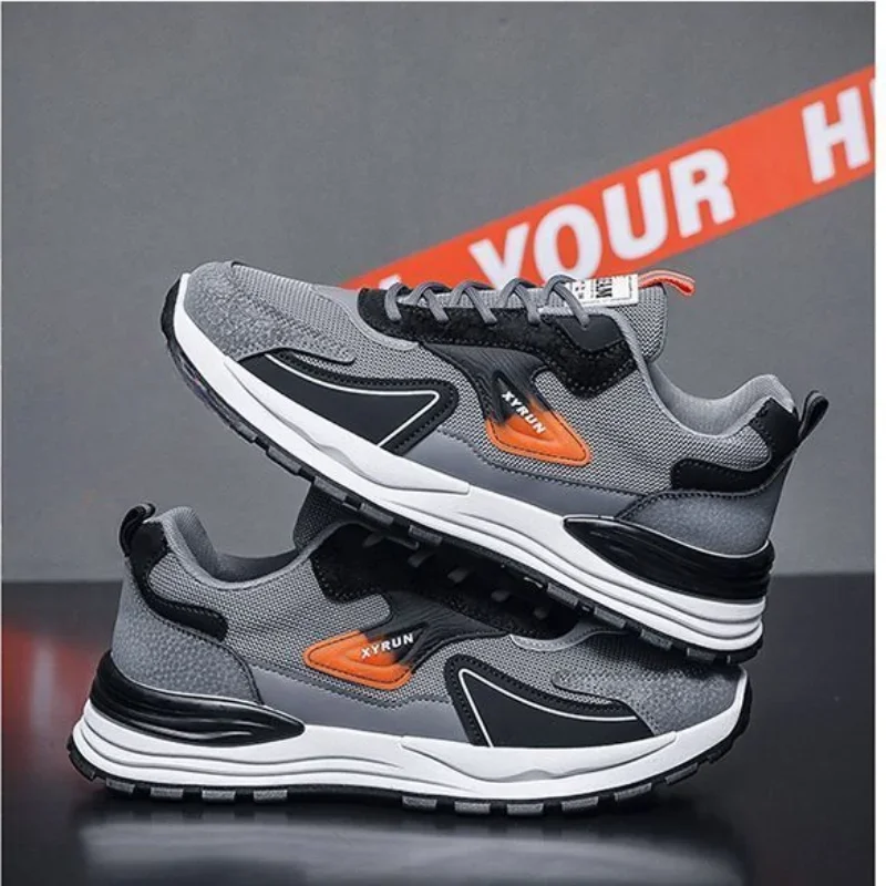 Fashion casual shoes for men versatile mesh sports shoes thin and breath running shoes 2024 Autumn New Soft Soled Men Shoes