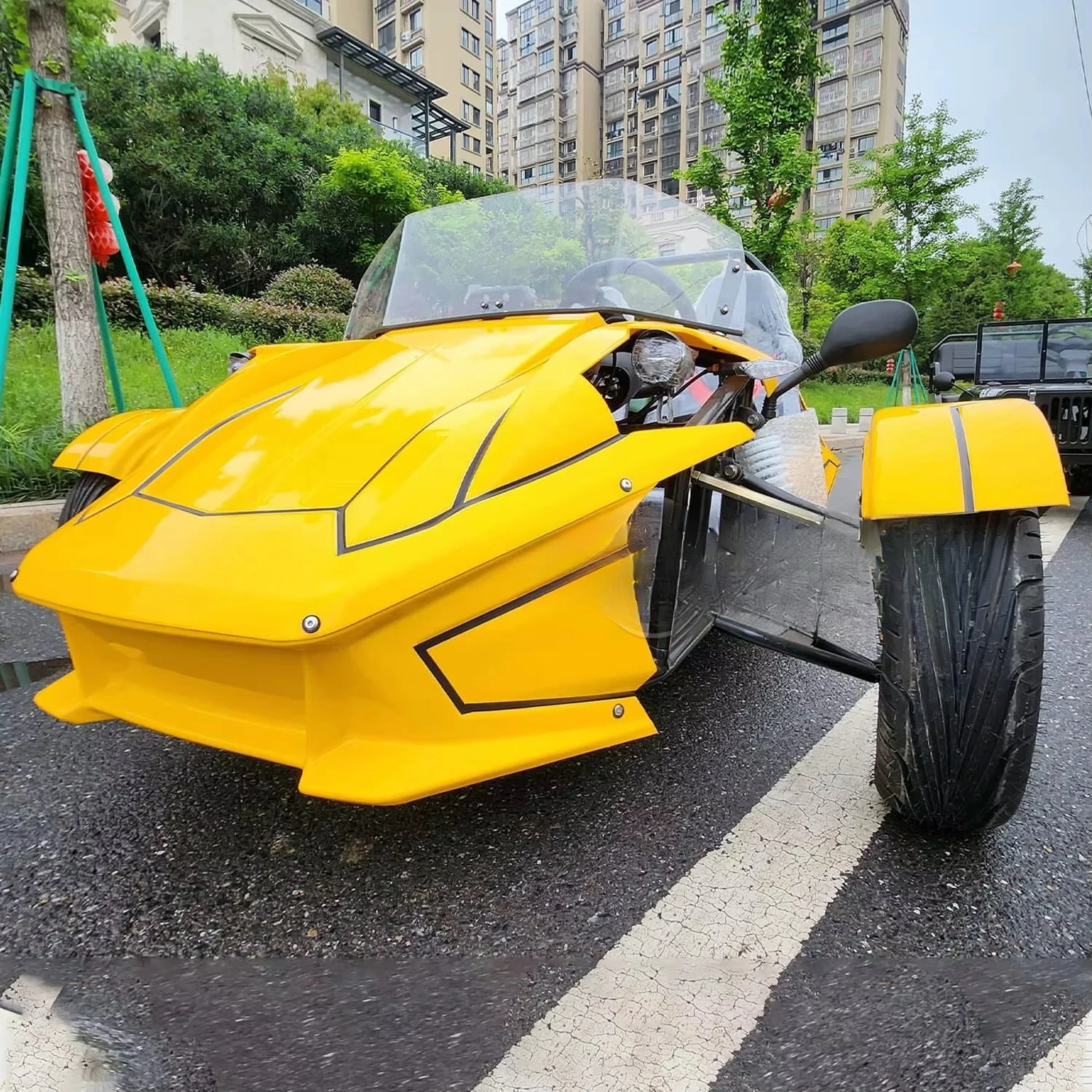 off-road vehicle tricycle motorcycle 3 wheels 350CC car ZTR